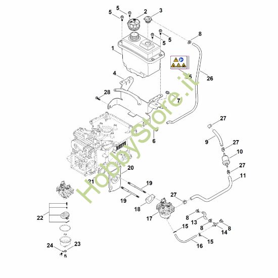 Picture of G - Sistema di alimentazione carburante EVC 2000.0 (EVC2000-0001)